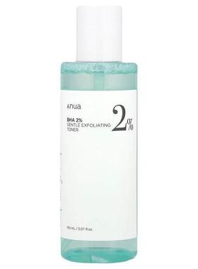 Anua,BHA 2% 温和去角质爽肤水，5.07 液量盎司（150 毫升）