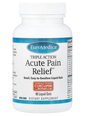 EuroMedica,Acute Pain Relief, 60 Liquid Gels