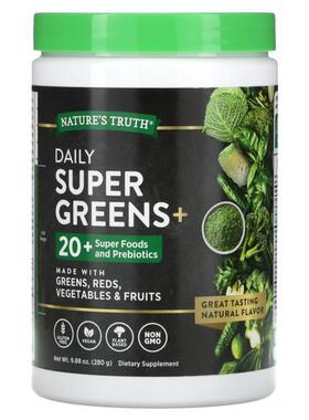 Nature's Truth,日常 Super Greens+，9.88 盎司（280 克）