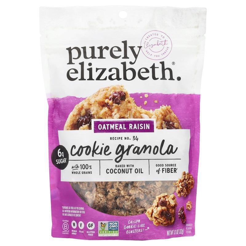 Purely Elizabeth,Cookie Granola, Oatmeal Raisin, 11 oz (312