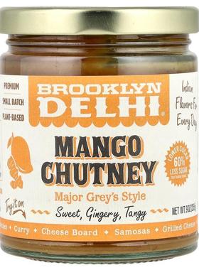 Brooklyn Delhi,芒果酸辣酱，9 盎司（255 克）
