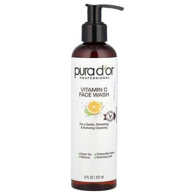 Pura D'or,Professional, Vitamin C Face Wash, 8 fl oz (237ml)