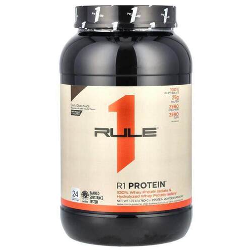 Rule One Proteins,R1 Protein Powder Drink Mix, Dark Chocolat