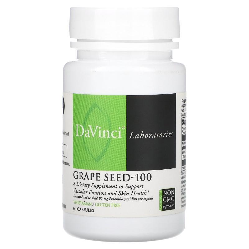 DaVinci Laboratories of Vermont,Grape Seed-100, 100 mg, 90 C