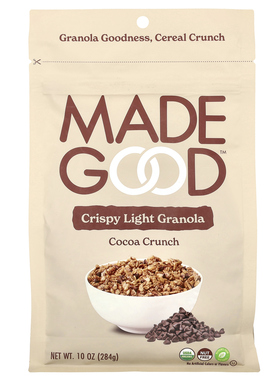 MadeGood,松脆薄格兰诺拉麦片，可可脆，10 盎司（284 克）