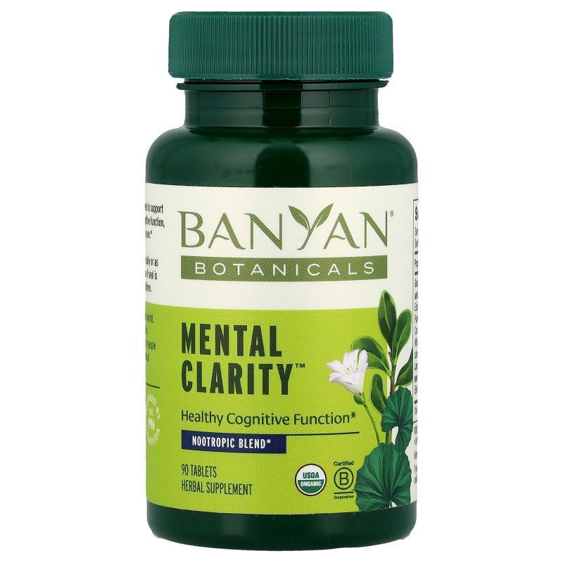 Banyan Botanicals,Mental Clarity™ 大脑，90 片