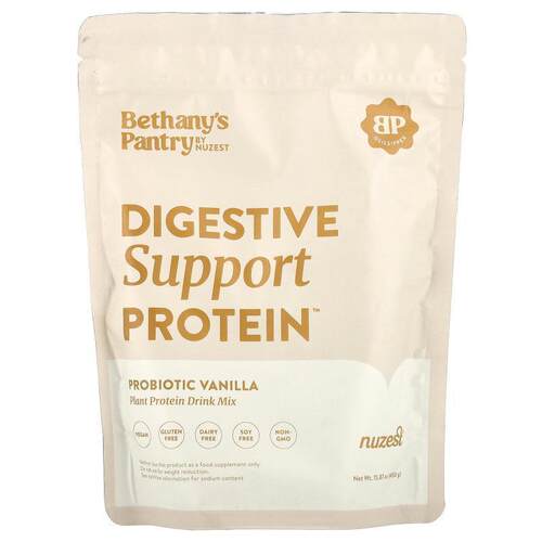 Nuzest,Digestive Support Protein™, Plant Protein Drink Mix,