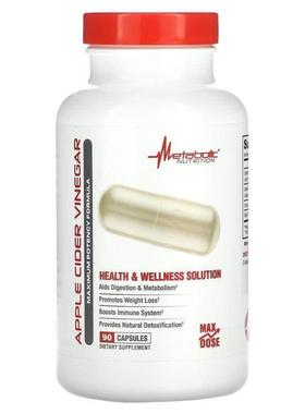 Metabolic Nutrition,苹果醋，90粒胶囊