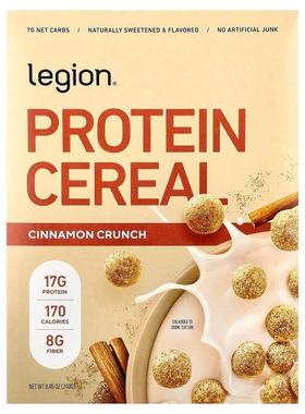 Legion Athletics,Protein Cereal, Cinnamon Crunch, 8.46 oz (2