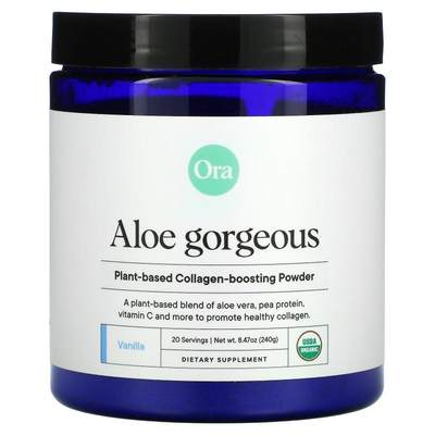 Ora,Aloe Gorgeous，胶原蛋白补充剂，240克