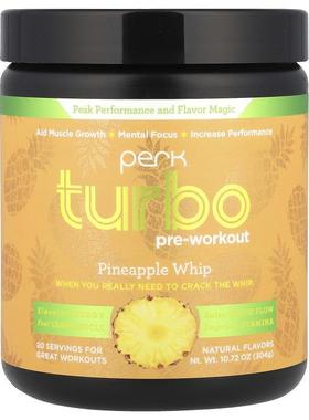 Perk Energy,Turbo，锻炼前配方，Pineapple Whip，10.72 盎司（3