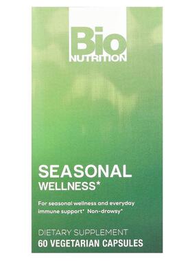 Bio Nutrition,Seasonal Wellness, 60 Vegetarian Capsules