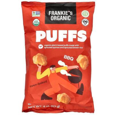 Frankie's Organic,泡芙，BBQ，4 盎司（113 克）