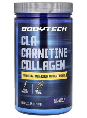 BodyTech,CLA Carnitine Collagen, Unflavored, 13.65 oz (387 g