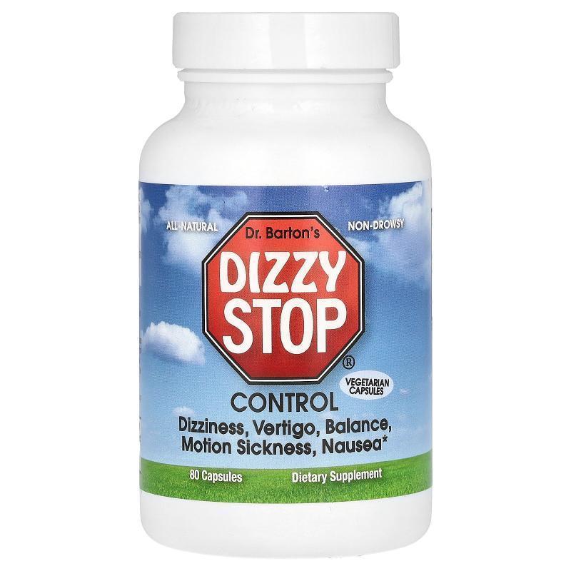 Dr. Barton's,Dizzy Stop Control, 80 Capsules