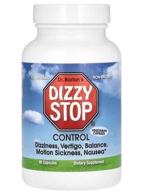 Dr. Barton's,Dizzy Stop Control, 80 Capsules
