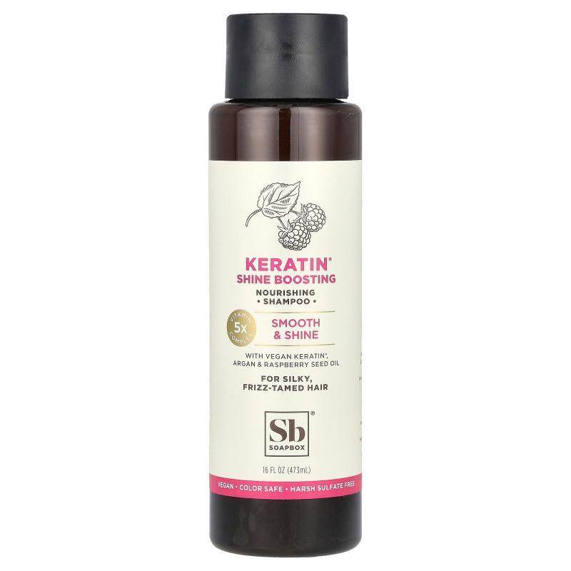 Soapbox,Nourishing Shampoo, Keratin Shine Boosting, 16 fl oz