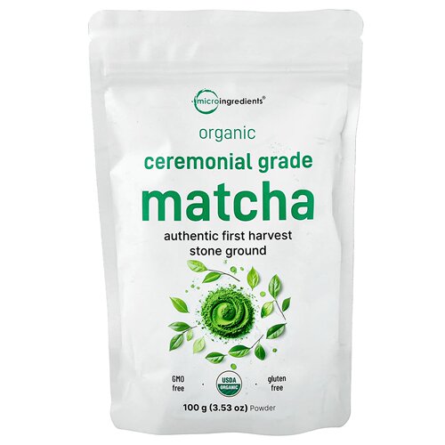 Micro Ingredients有机礼仪级抹茶粉上午旅途的恬静闲暇温和相伴