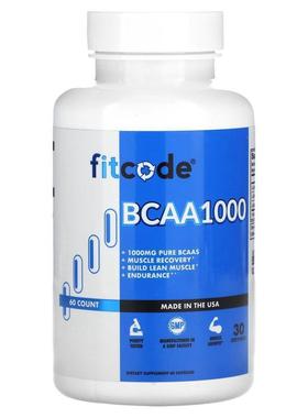 FITCODE,BCAA 1000，500 毫克