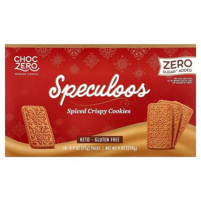 ChocZero,Premium Cookies, Speculoos, Spiced Crispy Cookies,