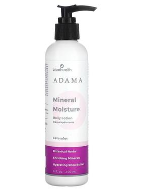 Zion Health,Adama, Mineral Moisture Daily Lotion, Lavender,