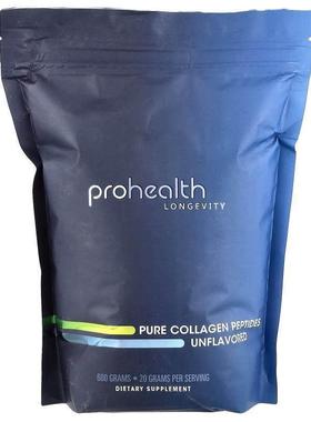 ProHealth Longevity,Pure Collagen Peptides, Unflavored, 600