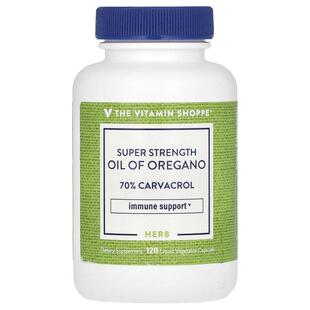 The Vitamin Shoppe,Super Stength Oil of Oregano, 60 Liquid V