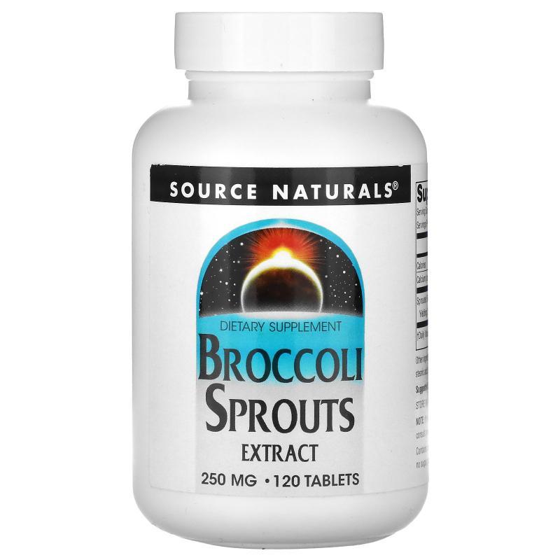源美,Broccoli Sprouts Extract, 125 mg, 120 Tablets