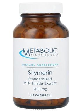 Metabolic Maintenance,Silymarin, 300 mg, 180 Capsules