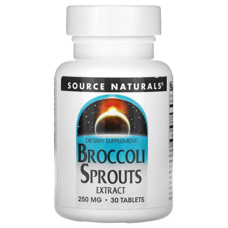 源美,Broccoli Sprouts Extract, 125 mg, 30 Tablets