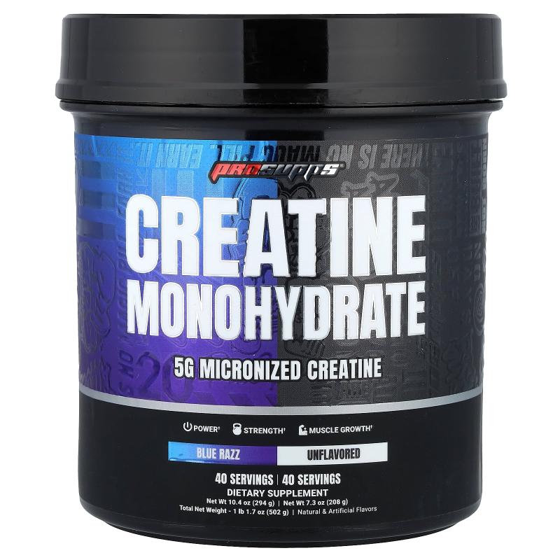 ProSupps,Creatine Monohydrate, Blue Razz & Unflavored, 1 lb图片