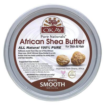 Okay Pure Naturals,African Shea Butter For Skin & Hair,