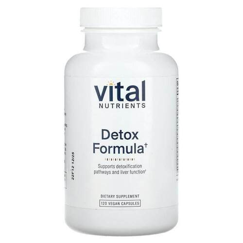 Vital Nutrients,Detox Formula, 120 Vegan Capsules