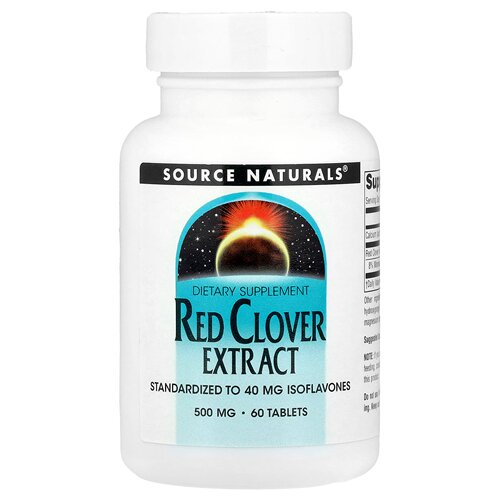 Source Naturals/源美红车轴草提取物红三叶草外出润泽清新相伴