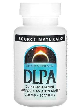 Source Naturals DLPA左旋苯丙氨酸片