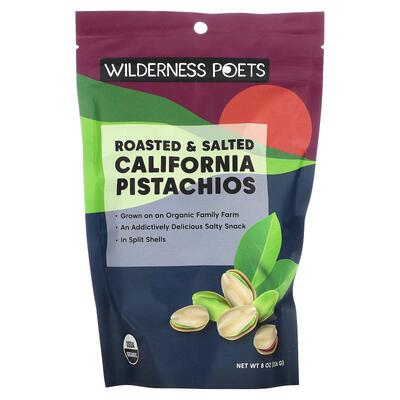 Wilderness Poets LLC,California Pistachios, Unsalted, 6 oz (