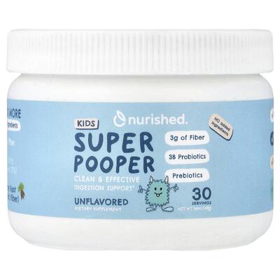 Nurished,Kids Super Pooper, Unflavored, 3.8 oz (108 g)