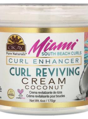 Okay Pure Naturals,Miami South Beach Curls, Curl Enhancer, C