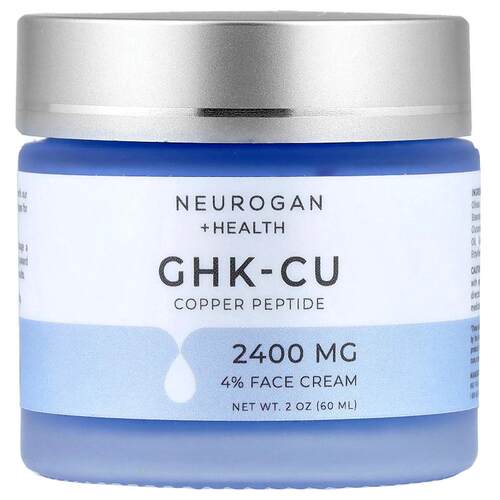 Neurogan Health,GHK-CU Copper Peptide, Face Cream, 2 oz (60