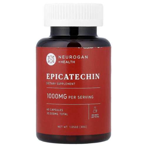 Neurogan Health,Epicatechin, 1,000 mg, 60 Capsules (500 mg p