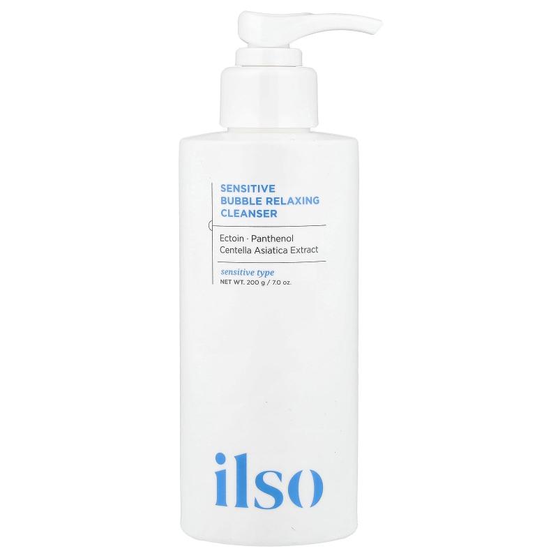 ilso,Sensitive Bubble Relaxing Cleanser, Sensitive Type, 7 o