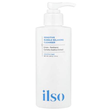 ilso,Sensitive Bubble Relaxing Cleanser, Sensitive Type, 7 o