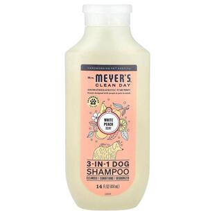 梅耶太太,3-In-1 Dog Shampoo, White Peach, 14 fl oz (414 ml)