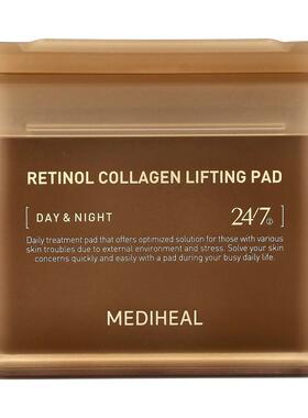 MEDIHEAL,Retinol Collagen Lifting Pad, 100 Square Pads