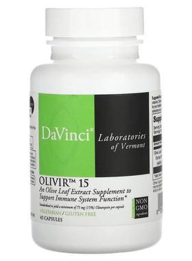 DaVinci Laboratories of Vermont,Olivir 15, 45 Capsules