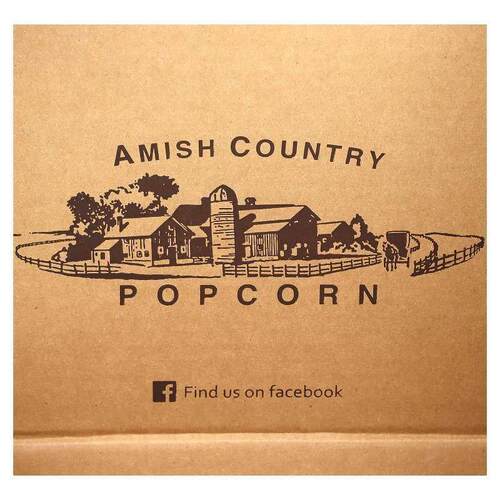 Amish Country Popcorn, 硅酮微波爆米花机，灰色