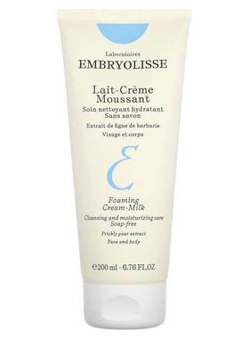 Embryolisse,Foaming Cream-Milk Cleansers, 6.76 fl oz (200 ml