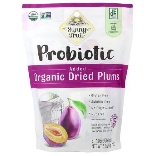 Sunny Fruit,Organic Dried Plums With Added Probiotics