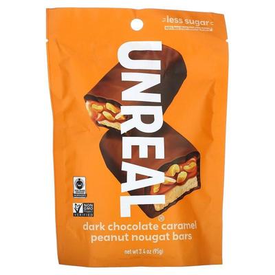 Unreal,Dark Chocolate Coconut Bars, 4.2 oz (120 g)
