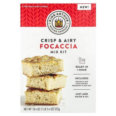 King Arthur Flour,Focaccia Mix Kit, 1 lb 2.4 oz (522 g)